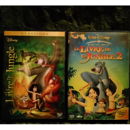 Le livre de la jungle 1 et 2 - Pack 2 Films DVD Walt Disney