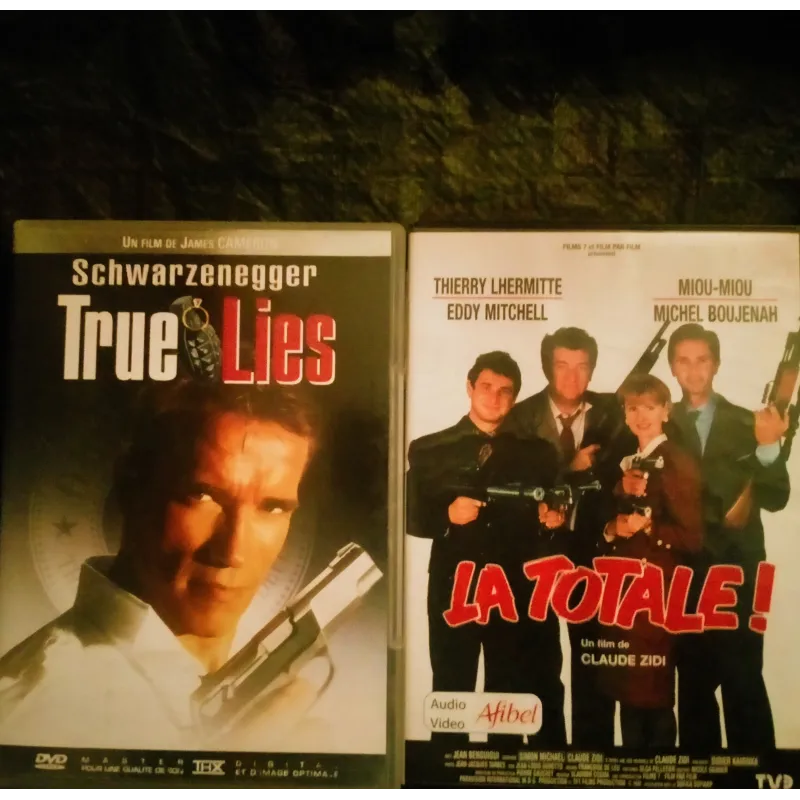 True lies
La totale
Pack 2 Films DVD Arnold Schwarzenegger