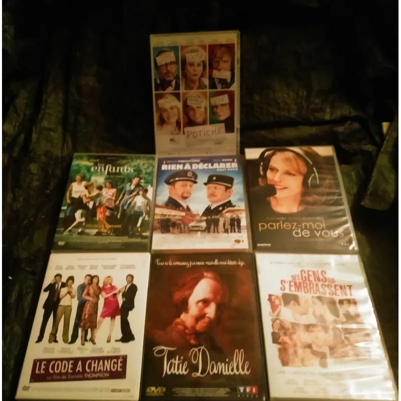 Karyn Viard Pack 7 Films DVD Tatie Danielle Le code a changé Rien à déclarer Les enfants Potiche