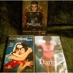 Marina Foïs Pack 3 Films DVD Filles perdues cheveux gras Darling Polisse