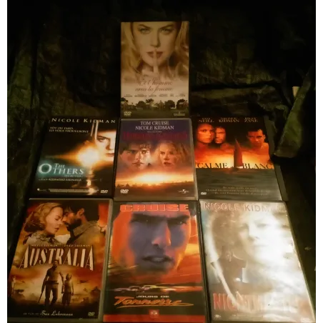 Nicole Kidman Pack 7 Films DVD Horizons lointains Jours de Tonnerre Calme blanc Australia Les autres