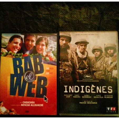 Samy Naceri Pack 2 Films DVD Indigènes Bab el web