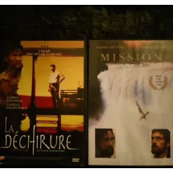 Roland Joffé Pack 2 Films DVD Mission La déchirure