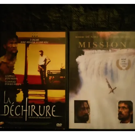 Roland Joffé Pack 2 Films DVD Mission La déchirure