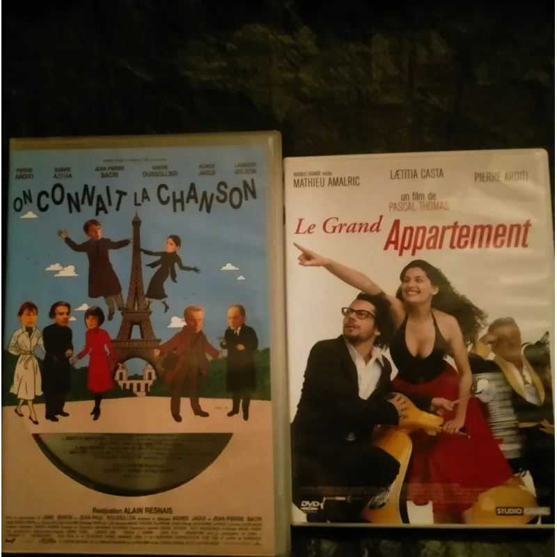 Pierre Arditi Pack 2 Films 2 DVD + VHS Le grand appartement