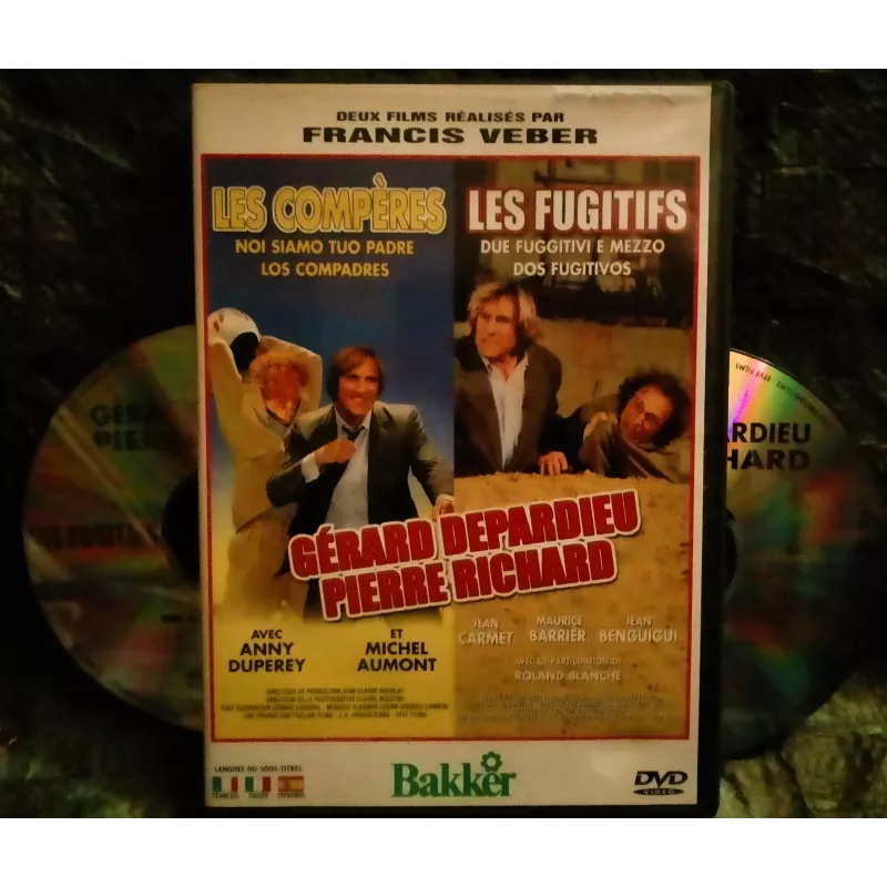 Les compères - Les fugitifs - 
édition 2 Films DVD Gérard Depardieu - Pierre Richard