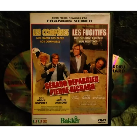 Les compères - Les fugitifs - 
édition 2 Films DVD Gérard Depardieu - Pierre Richard