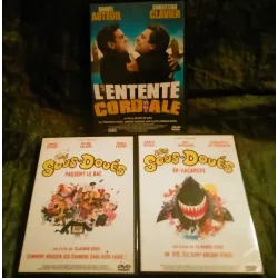 Daniel Auteuil Pack 3 Films DVD Les sous-doués passent le bac Les sous-doués en vacances L'entente cordiale