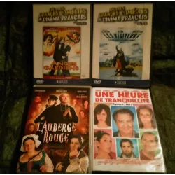 Christian Clavier Pack 4 Films DVD Les anges gardiens Les visiteurs L'auberge rouge Une heure de tranquillité