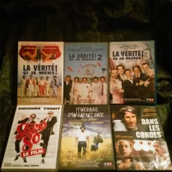 Richard Anconina Pack 6 Films DVD La vérité si je mens Trilogie Itinéraire d'un enfant gâté Star 80 Entre les cordes