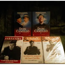 Don Camillo Pack 5 Films DVD Fernandel Le petit monde de Don Camillo le retour La grande bagarre Monseigneur en Russie