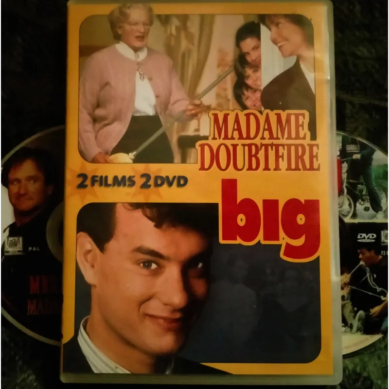 Big + Mafame Doubtfire - Coffret 2 Films DVD Tom Hanks - Robin Williams