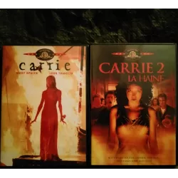 DVD Carrie 1 et 2 - Pack 2 Films De Palma Spaceck Travolta - Stephen King