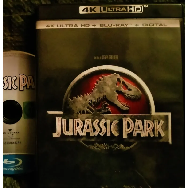 Blu-ray Ultra HD 4K Jurassic Park - Spielberg - Sam Neill Film 1993