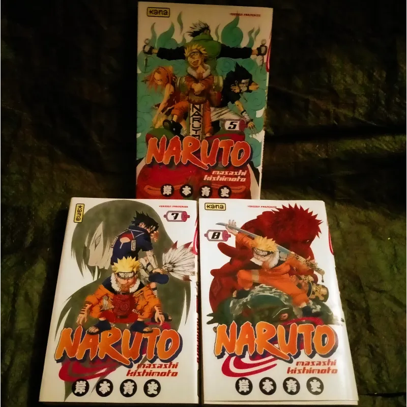 Naruto Pack Tomes 5 - 7 - 8 - Livre BD Manga