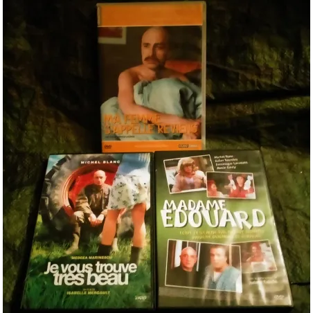 Michel Blanc Pack 3 Films DVD Ma femme s'appelle Reviens Madame Edouard Je vous trouve très beau