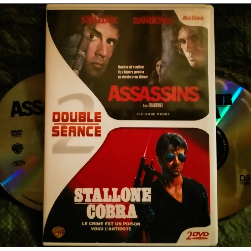 Cobra + Assassins  édition Double séance 2 Films DVD Sylvester Stallone