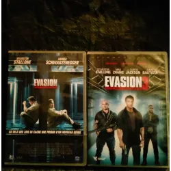 DVD Évasion 1 et 3 - Pack 2 Films Stallone Schwarzenegger 40 Cent