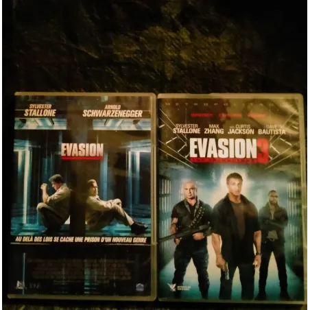 Évasion 1 et 3 - Pack 2 Dilms DVD Stallone