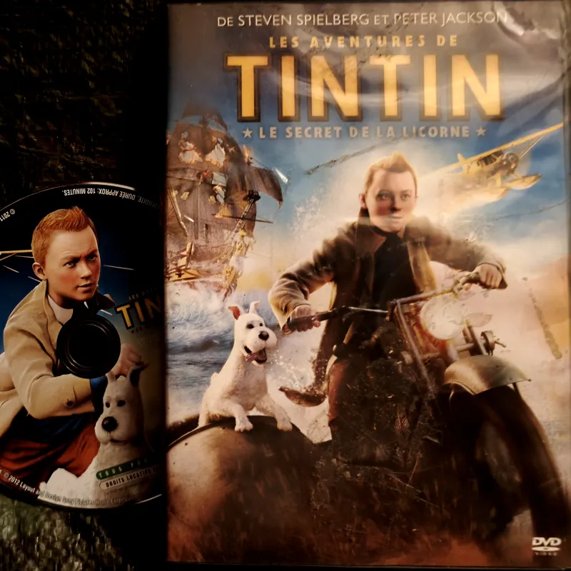 DVD Les aventures de Tintin le secret de la licorne - Steven Spielberg  Film Animation 2011