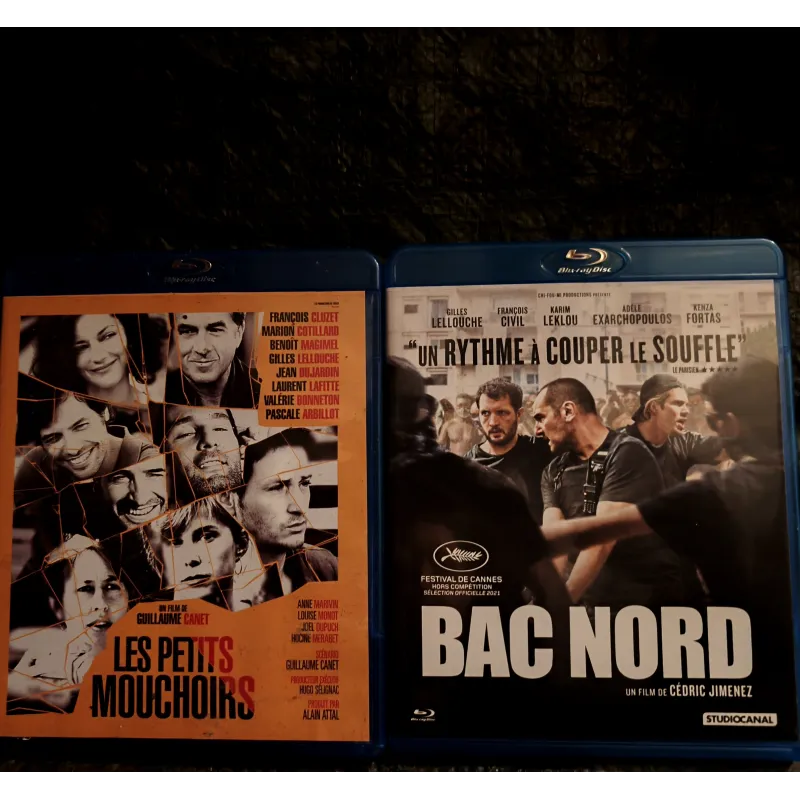 Bac Nord Les petits mouchoirs
Pack 2 Films Blu-ray Gilles Lellouche Très bon état garantis 15 Jours