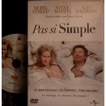 DVD Pas si simple - Calbérac Meryl Streep Steve Martin Baldwin  Film 2009