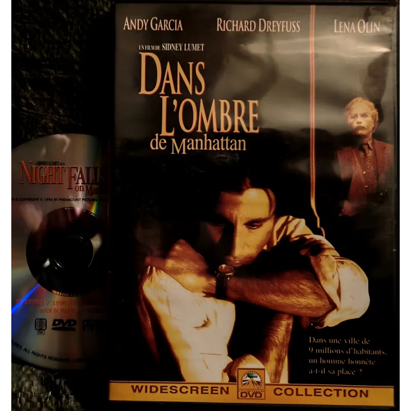 DVD Dans l'ombre de Manhattan - Lumet Dreyfuss García Film 1997