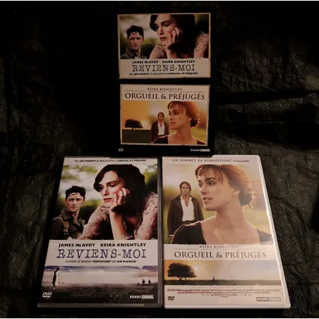 DVD Orgueil et préjugés + Reviens-moi - Coffret 2 Films Keira Knightley