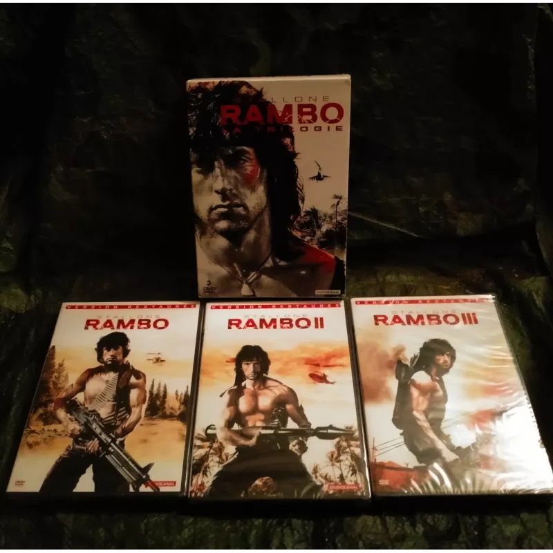 Rambo la Trilogie Coffret 3 Films DVD Sylvester Stallone