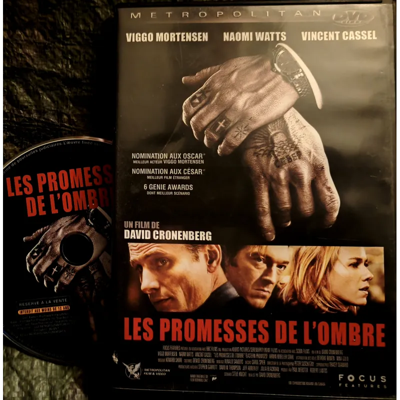 DVD Les promesses de l'ombre - David Cronenberg Watts Cassel Film 2007