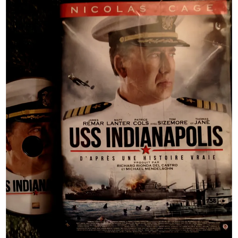 DVD USS Indianapolis - Van Peebles Nicolas Cage Film 2016