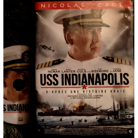 DVD USS Indianapolis - Van Peebles Nicolas Cage Film 2016