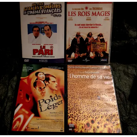 DVD Bernard Campan Pack 4 Films