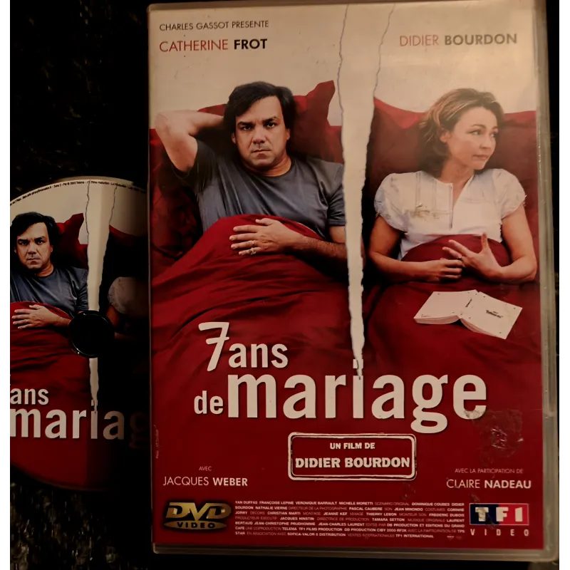DVD 7 ans de mariage - Bourdon Frot Film 2003