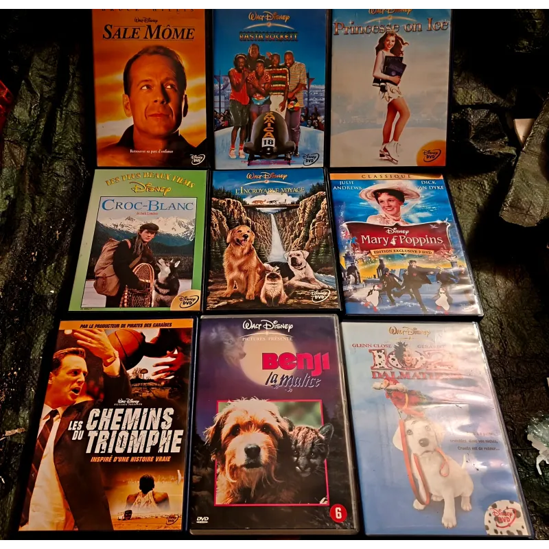DVD Productions Walt Disney Pack 9 Films