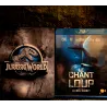 Blu-ray Omar Sy Pack 2 Films Le chant du loup Jurassic World - coffret Steelbook