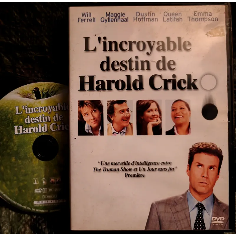 DVD L'incroyable destin de Harold Crick - Forster Hoffman Thompson Film 2006