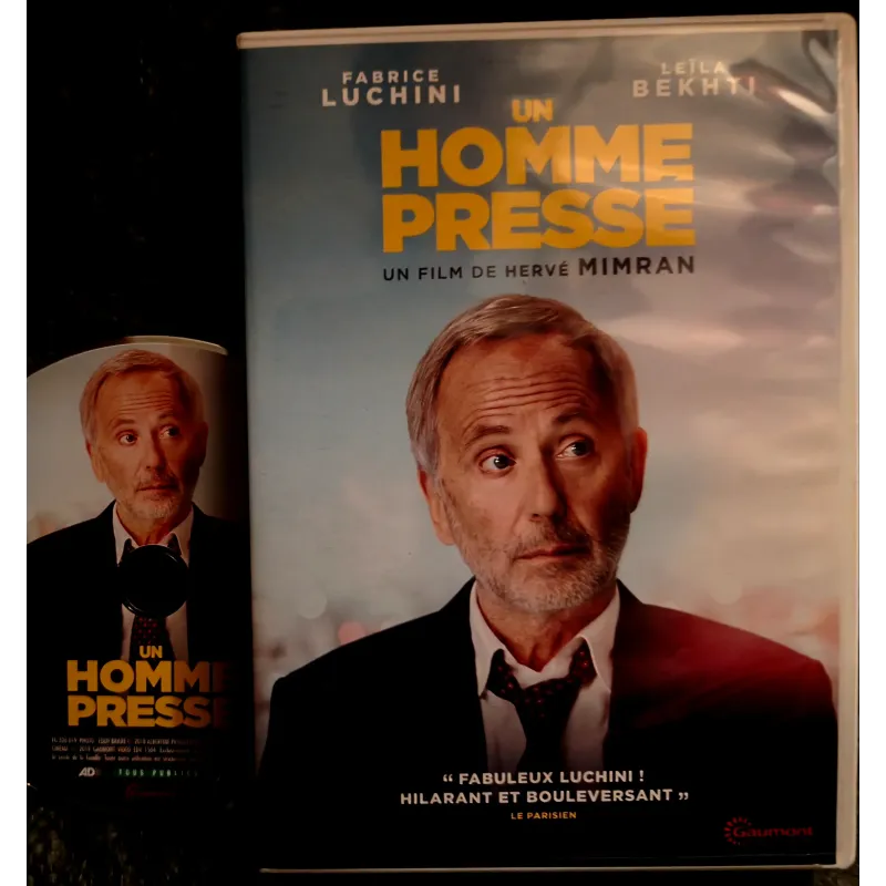 DVD Un homme pressé - Fabrice Luchini Bekhti Film 2018