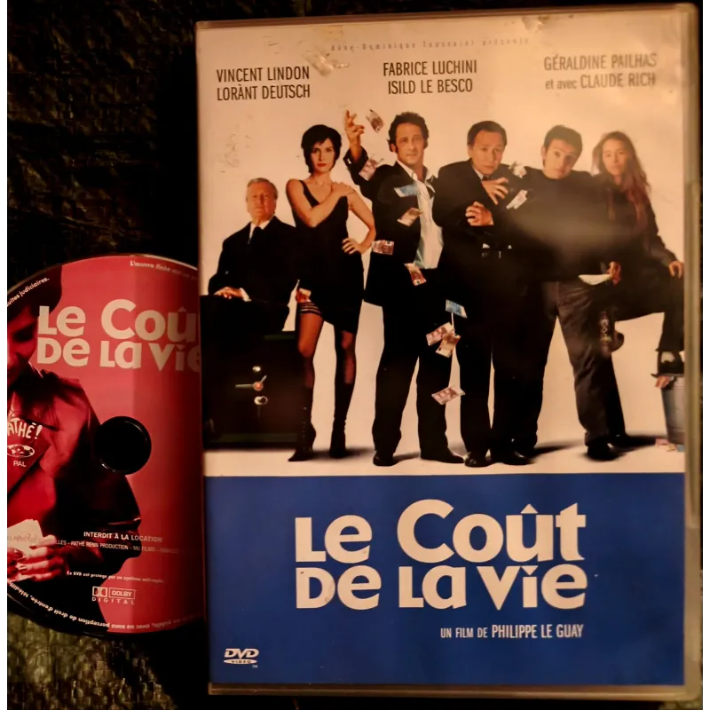 DVD Le coût de la vie - Le Guay Luchini - Lindon Deutsch Film 2003
