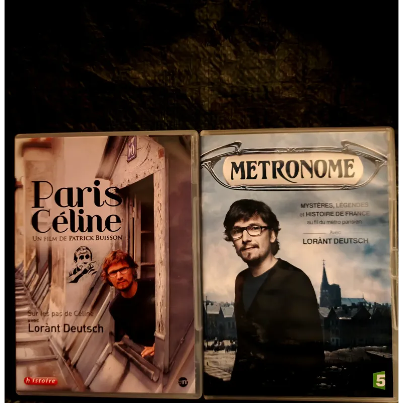 DVD Lorant Deutsch Pack 2 Documentaires Le Métronome Paris Céline