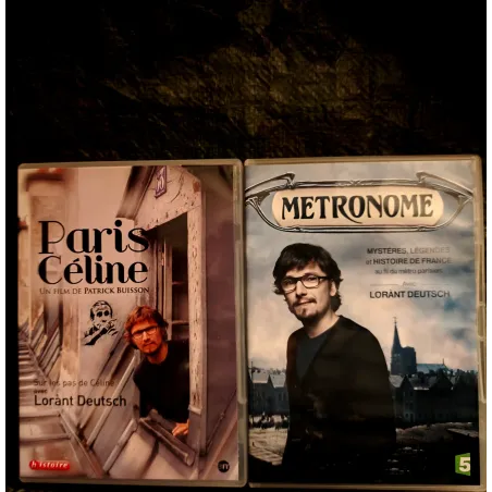 DVD Lorant Deutsch Pack 2 Documentaires Le Métronome Paris Céline