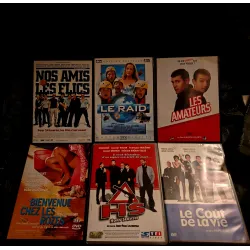 DVD Lorant Deutsch Pack 6 Films Le raid HS Hors service Le coût de la vie Bienvenue chez les Rozes Les amateurs