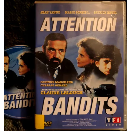 DVD Attention bandits - Lelouch Jean Yanne Bruel Film 1987