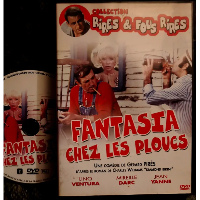 DVD Fantasia chez les ploucs - Pirès Jean Yanne Ventura Mireille Darc Delon Film 1971