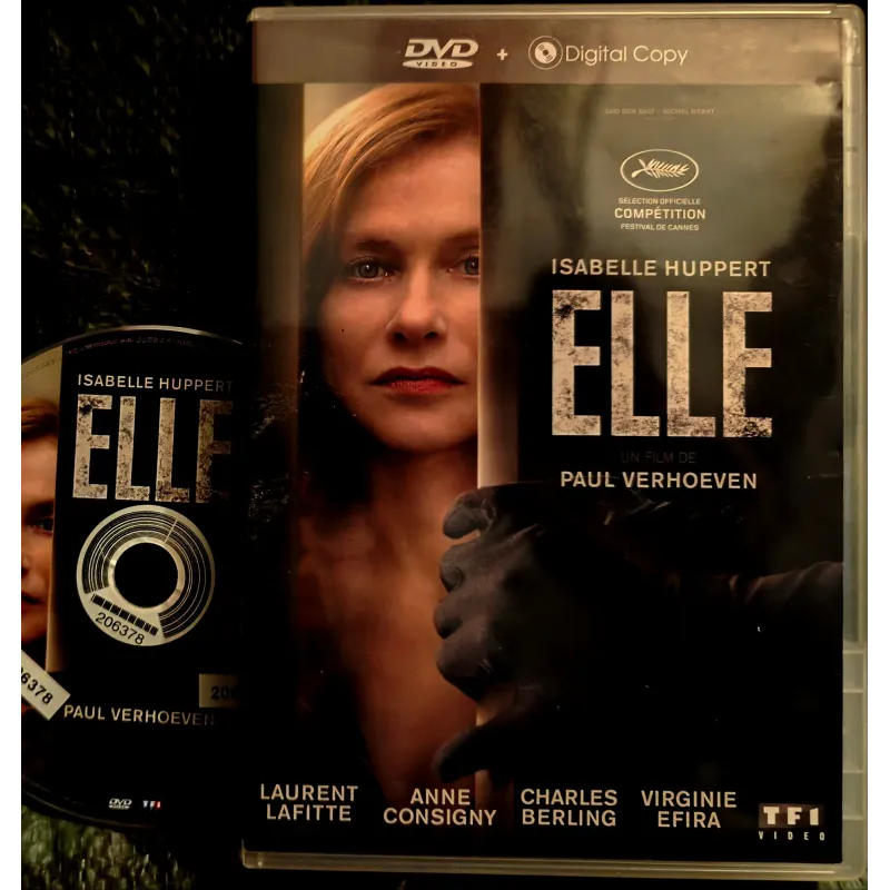 DVD Elle - Verhoeven Huppert Lafitte Berling Film 2016