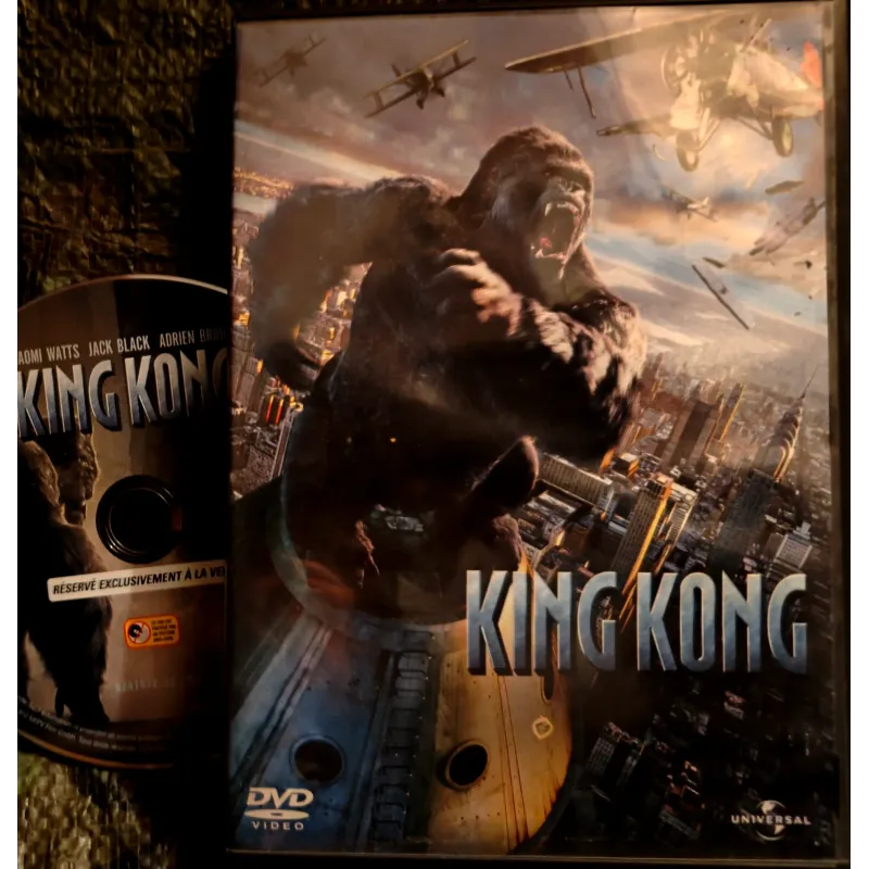 DVD King Kong - Jackson Watts Black Brody Film 2005