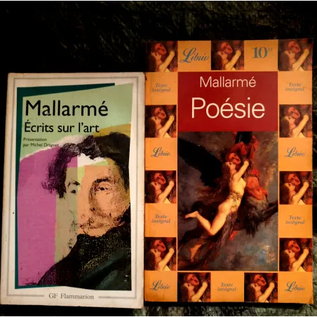 Pack 2 Livres Stéphane Mallarmé Écrits sur l'Art Poésie