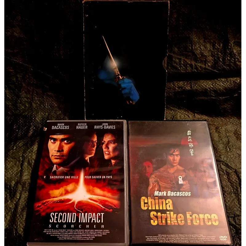 DVD Mark Dacascos Pack 3 Films Crying freeman - Coffret 2 DVD Sanctuary Second impact