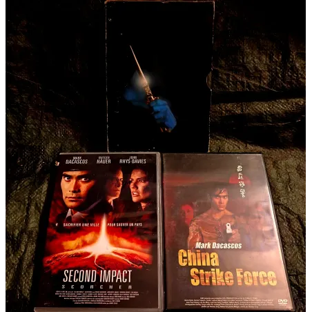 DVD Mark Dacascos Pack 3 Films Crying freeman - Coffret 2 DVD Sanctuary Second impact