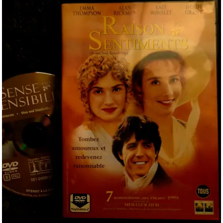 DVD Raison et sentiments - Ang Lee Thompson Winslet Hugh Grant Film 1995